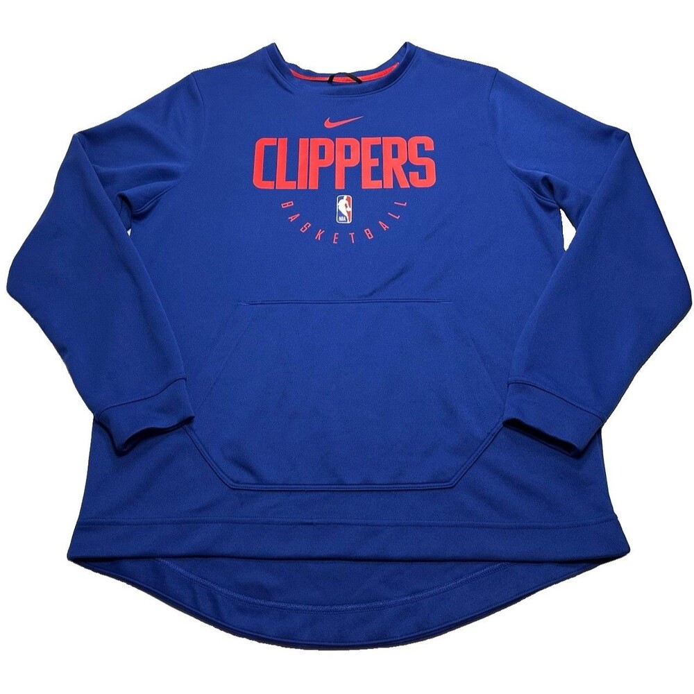 Nike Dri-Fit NBA Los Angeles Clippers Crewneck Sweatshirt Size Medium 934574-495